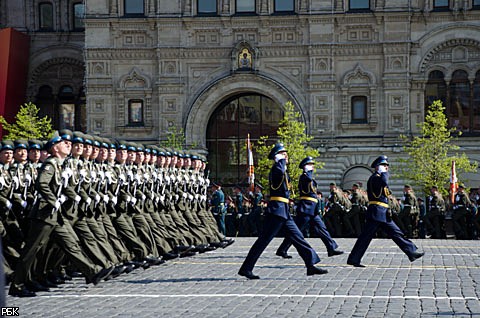 Репетиция парада Победы в Москве