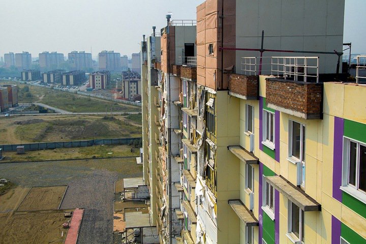 Один из домов ЖК &laquo;Новомарусино&raquo;