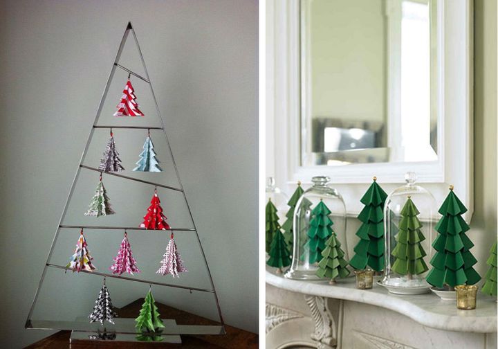 Елочки-оригами