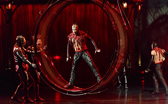 Выступление Cirque du Soleil