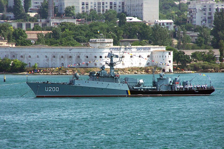 Корвет «Луцк» U200. Малый противолодочный корабль проекта 1124М.  Был спущен на воду 22 мая 1993 года, а год спустя вошел в состав ВМС Украины. 