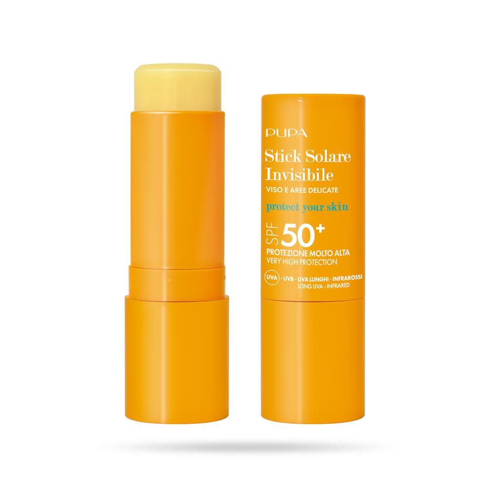Солнцезащитный водостойкий стик для лица Invisible Sunscreen Stick SPF 50+, Pupa, 2507 руб. («Рив Гош»)