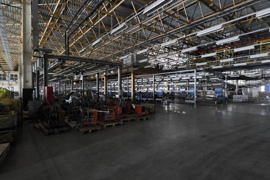 В соседней с обрушением зоне