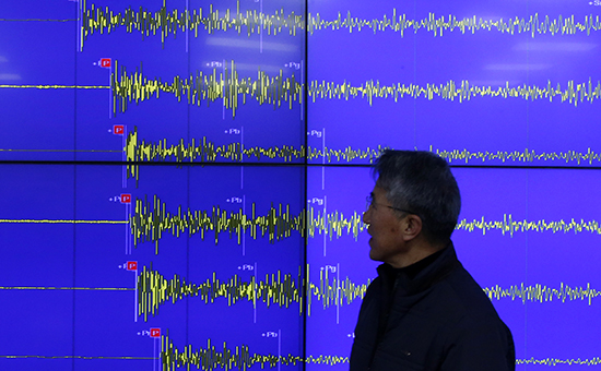 Южнокорейская метеорологическая служба провела замеры сейсмической активности после заявления Северной Кореи об испытаниях водородной бомбы
