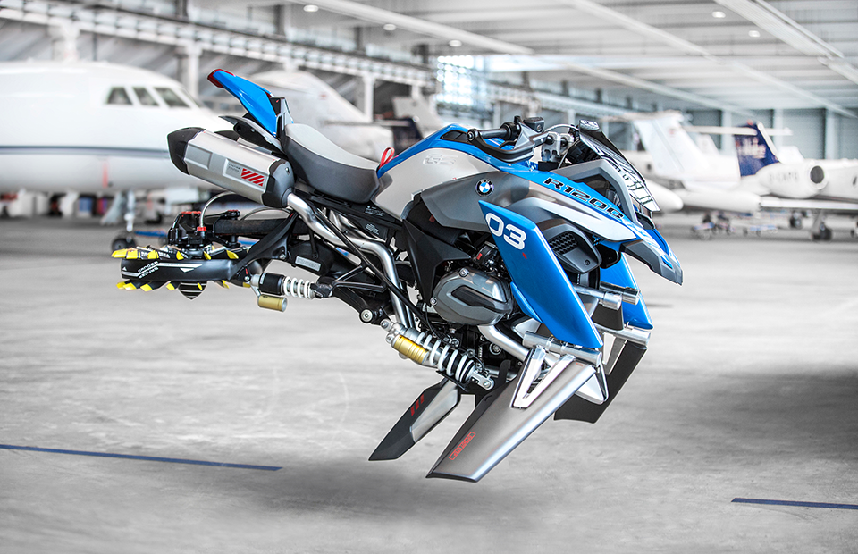 Летающий мотоцикл Hover Ride от BMW Motorrad и LEGO Technic