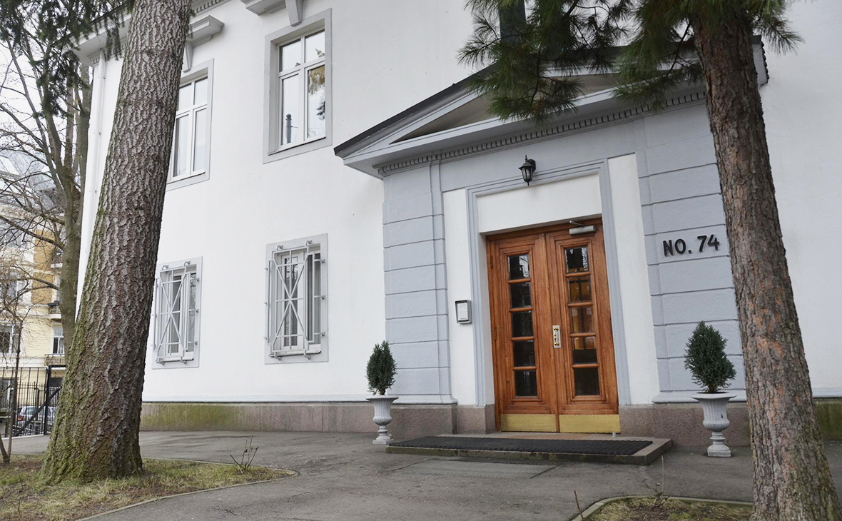 Вид на здание посольства РФ в Осло