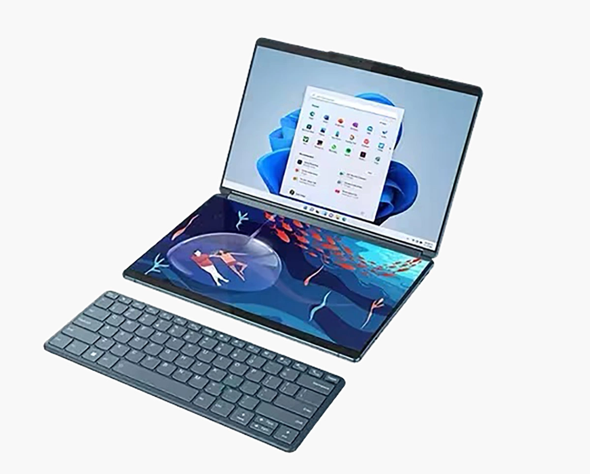 Lenovo выпустила ноутбук-трансформер Yoga Book 9i с двумя экранами
