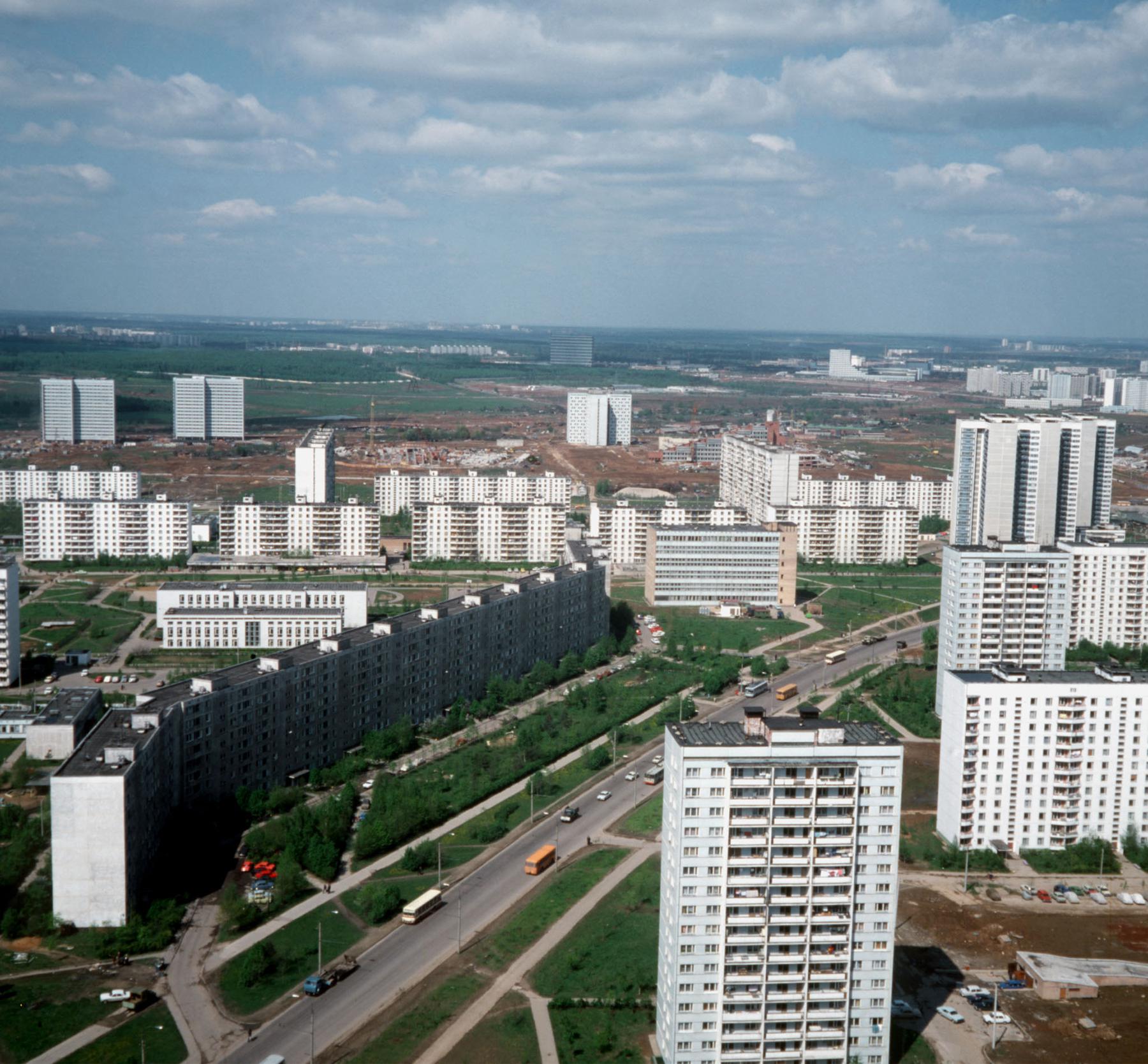 Новый район столицы. Тропарево, 1980 год