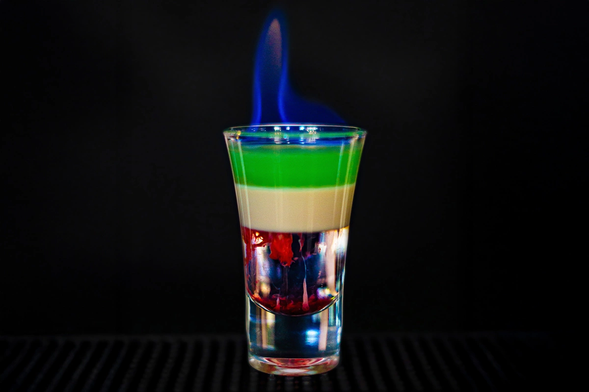 Горящий шот «Хиросима»