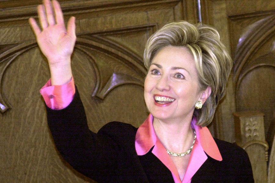 Хиллари Клинтон в 2000 году