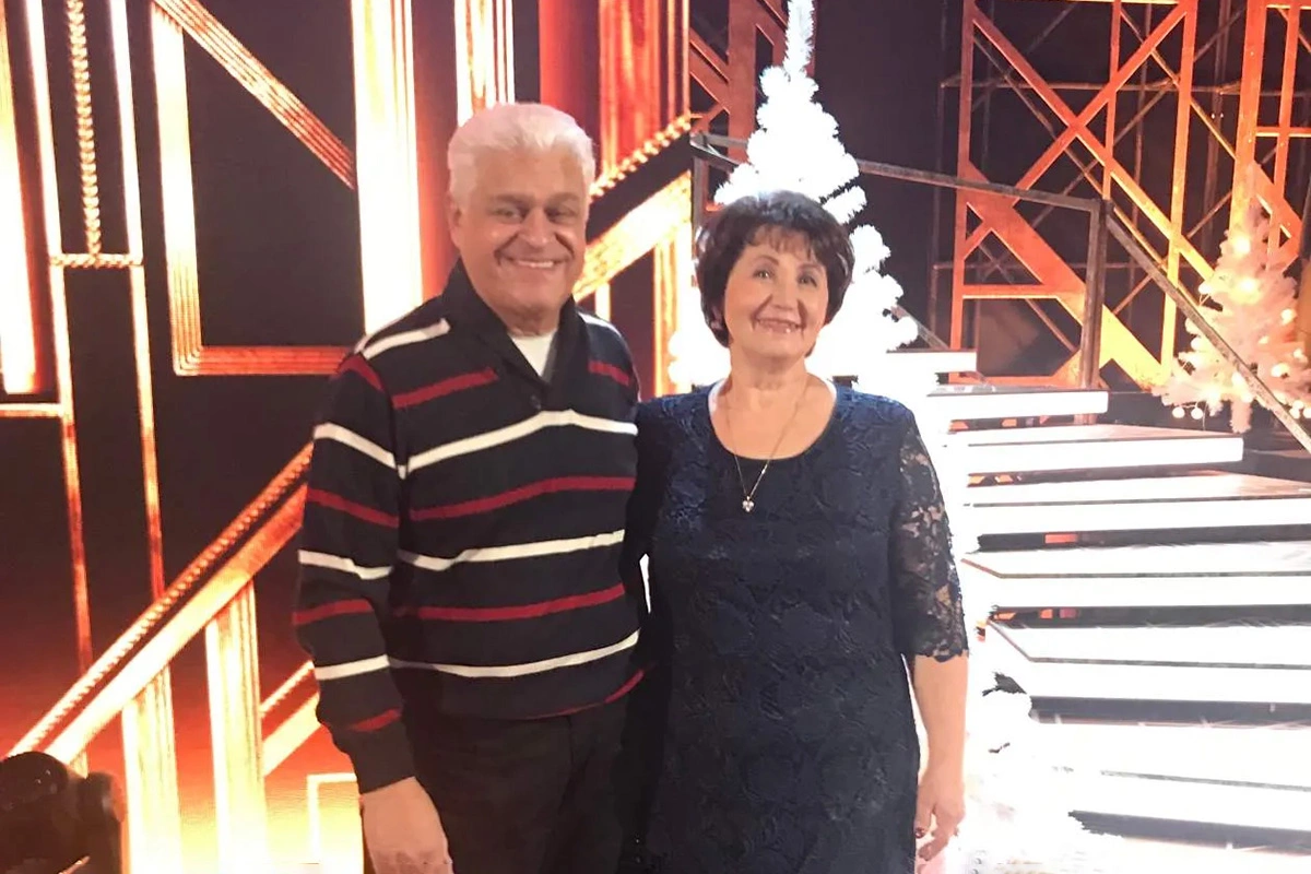 Валентина Курдюкова с мужем Борисом Сандуленко