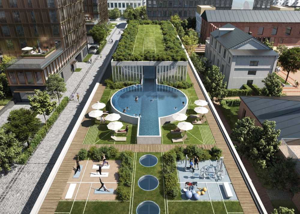 В Москве построят аквапарк с бассейном на крыше