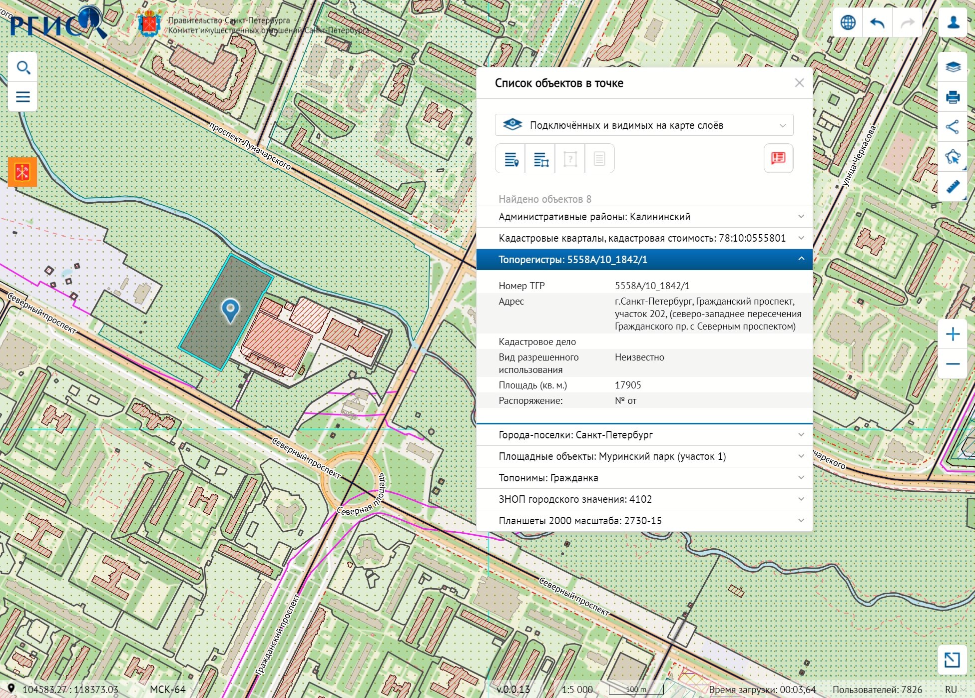 Фото: Данные Региональной геоинформационной системы Санкт‑Петербурга