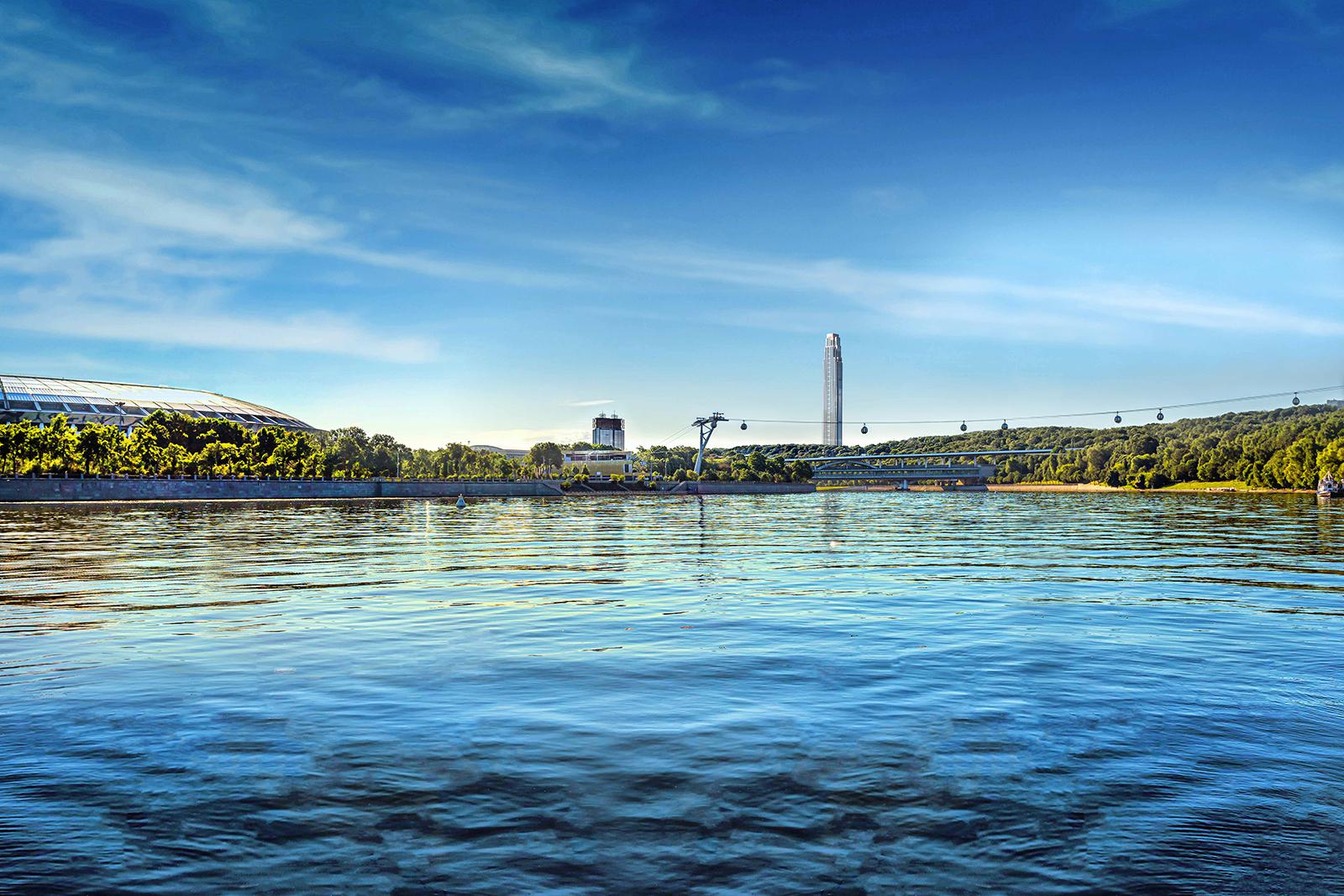 Вид на Five Towers с Воробьевых гор