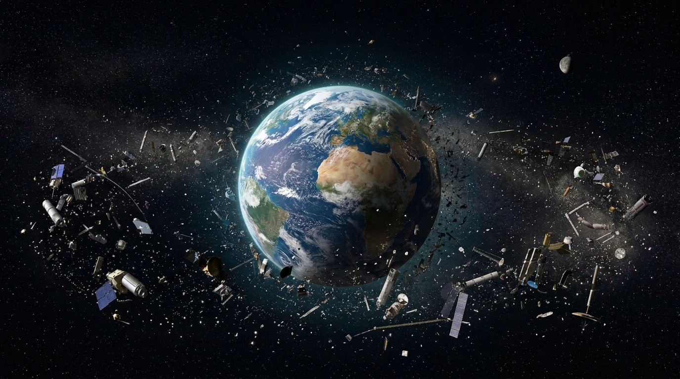 На орбите Земли скопилось более 13 т космического мусора