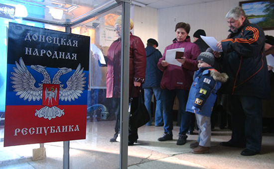 Выборы в ДНР (архивное фото)