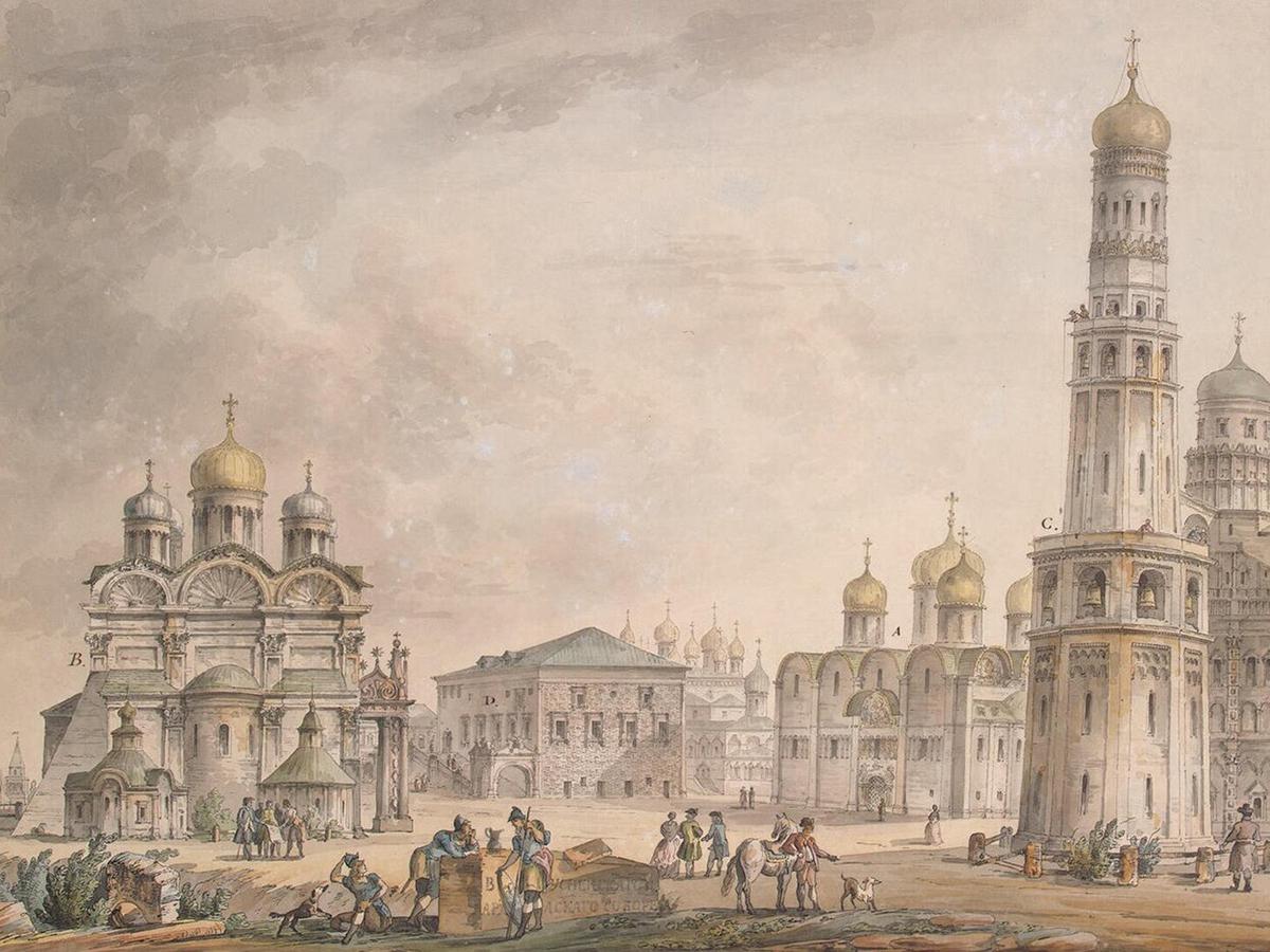 Архангельский собор Московского Кремля.&nbsp;1797 год