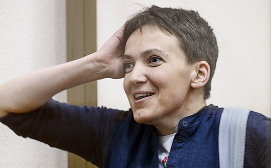 Украинская летчица Надежда Савченко, 21 марта 2016 года


