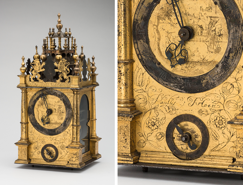 Часы настольные в виде башенки
Польша, середина XVII в.