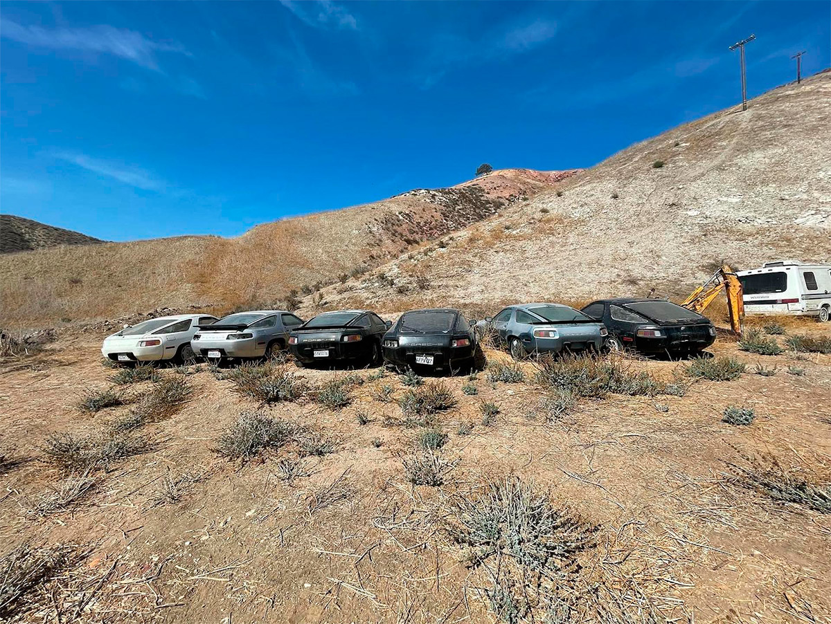 В Калифорнии нашли кладбище автомобилей Porsche. Фото