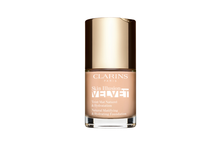 Тональный крем с матовым покрытием Skin Illusion Velvet, 100C, Clarins