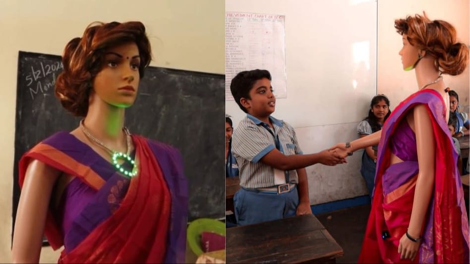 Первый робот-учитель в Индии