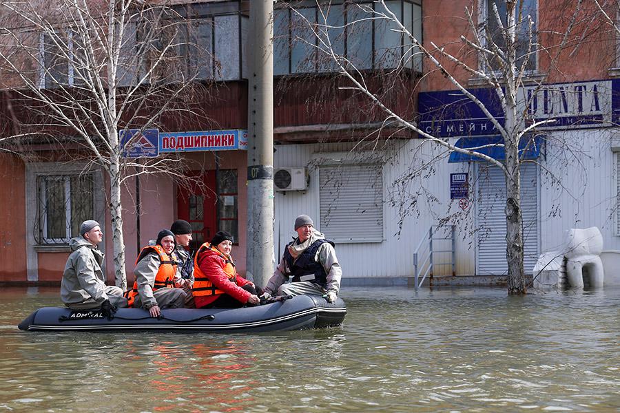 Последствия прорыва дамбы в Орске, 2024 год