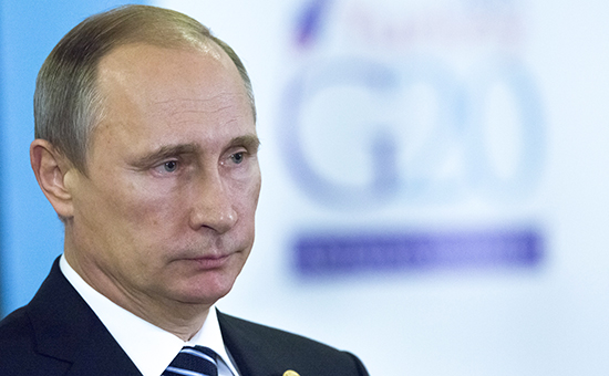 Президент России Владимир Путин на саммите G20 в Турции
&nbsp;