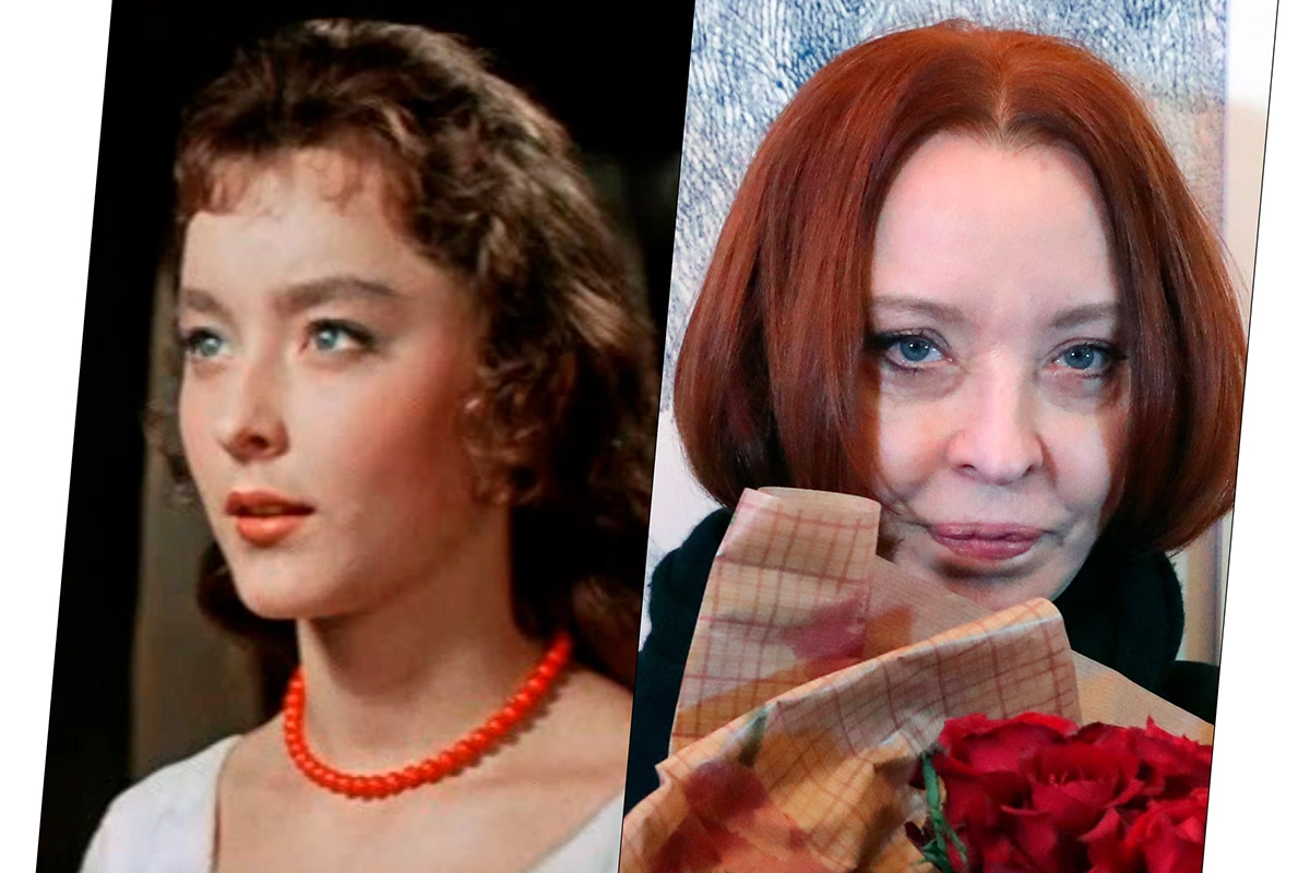 Анастасия Вертинская в 1961 году и 2021 году