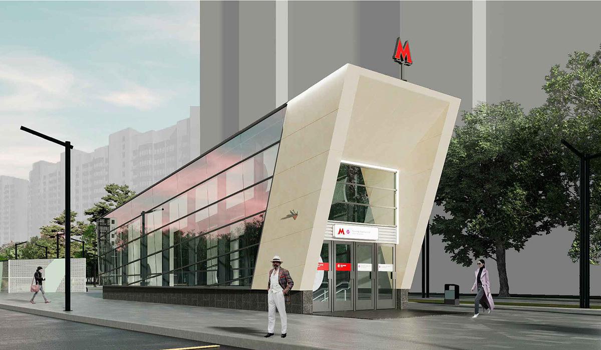 Проект станции метро &laquo;Бульвар Генерала Карбышева&raquo;