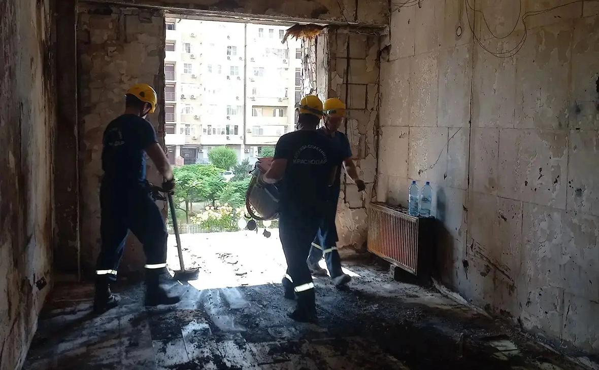 В пострадавшем от дрона доме в Краснодаре ввели локальный ре