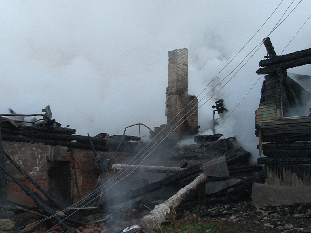 Пожар в новгородском интернате "Оксочи" 