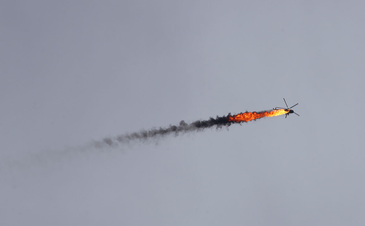 Сирийский вертолет сбит ракетой в провинции Идлиб
&nbsp;