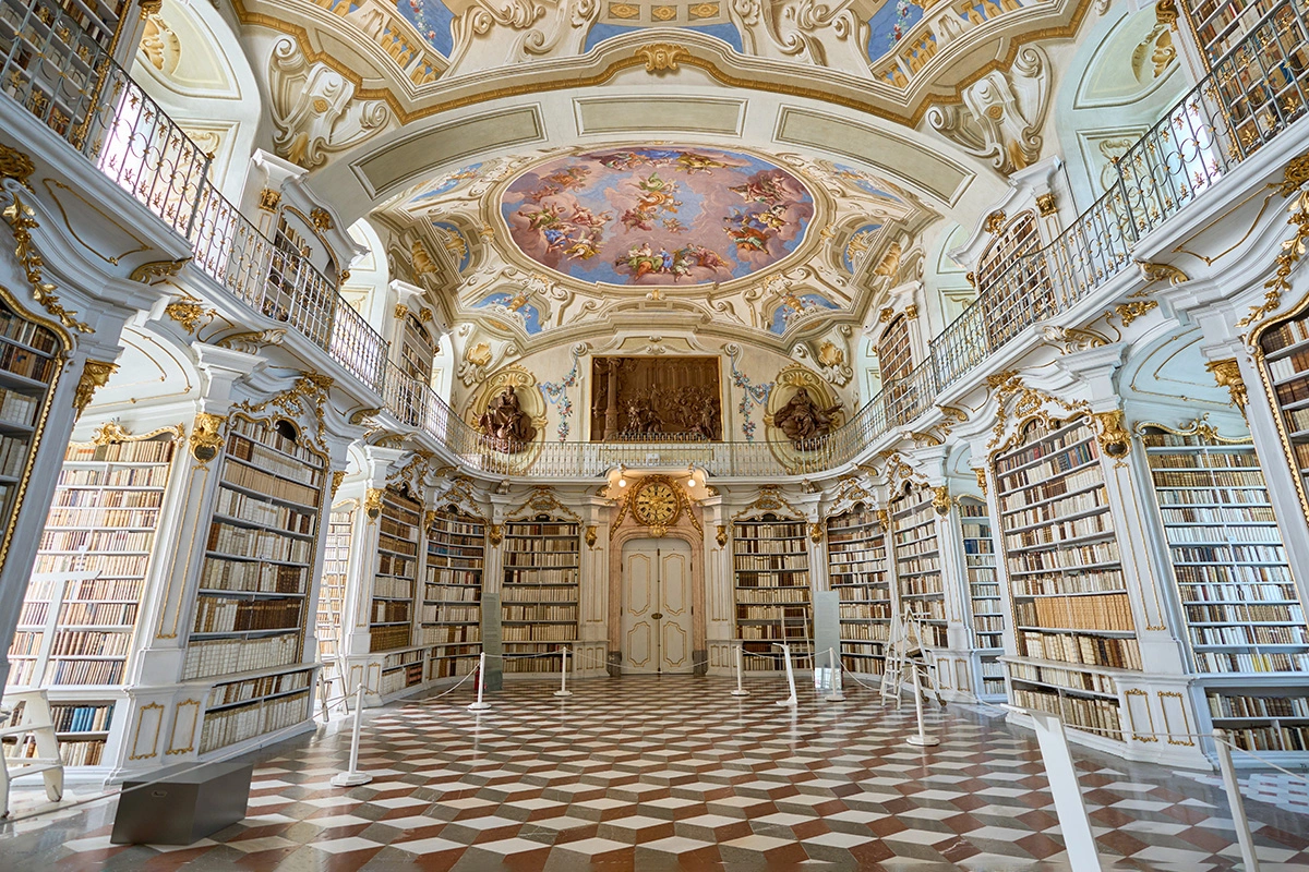 Библиотека аббатства Адмонт, Австрия