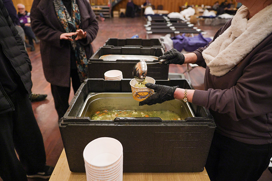 Пункт помощи районного управления Штеглиц-Целендорф в Берлине