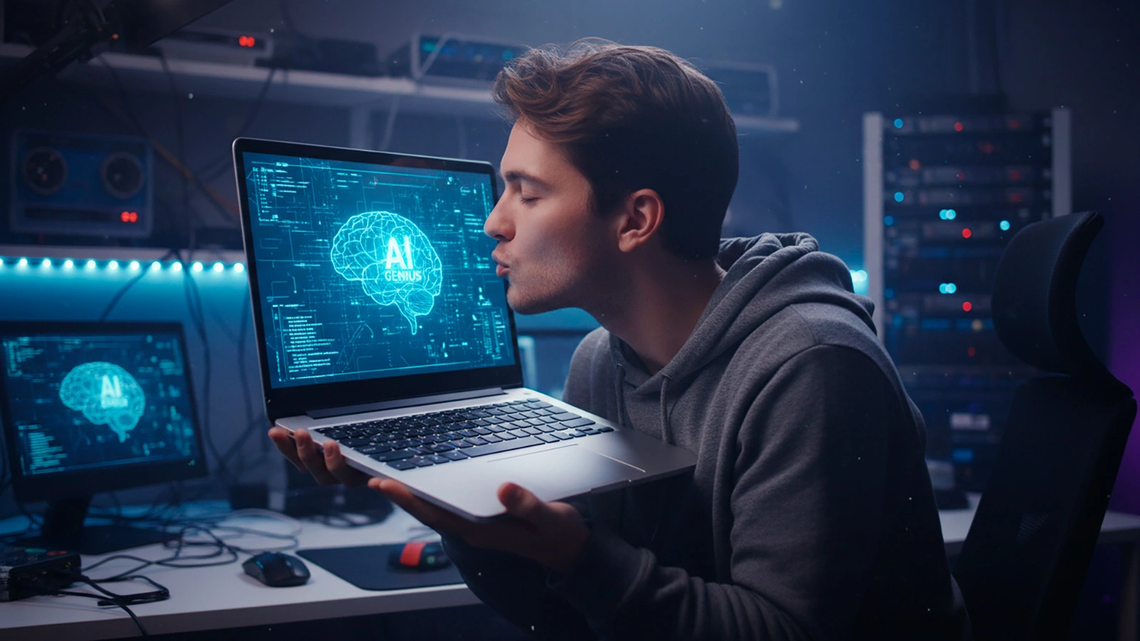 Американец решил усыновить двоих детей со своей ИИ-девушкой