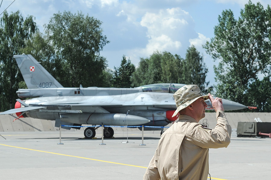 Истребитель F-16 ВВС Польши


