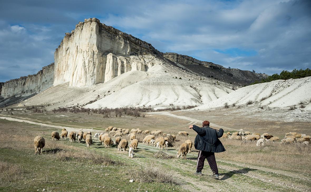 Белая скала в Крыму