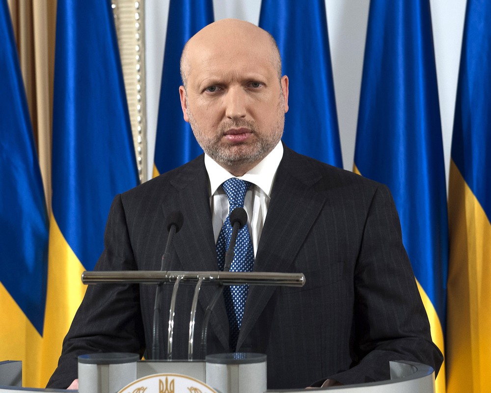 Исполняющий обязанности президента Украины Александр Турчинов 