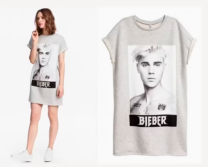 Merch justin bieber h&m best sale