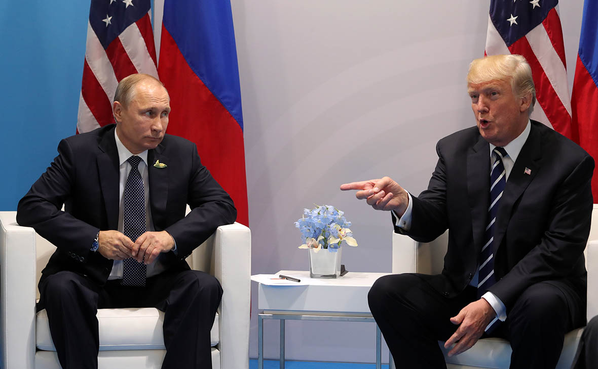 Владимир Путин и Дональд Трамп


