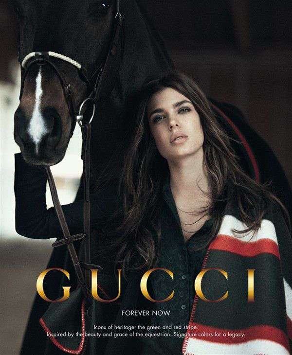 Шарлотта Казираги в рекламной кампании Gucci, весна-лето 2012