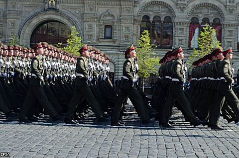 Репетиция парада Победы в Москве