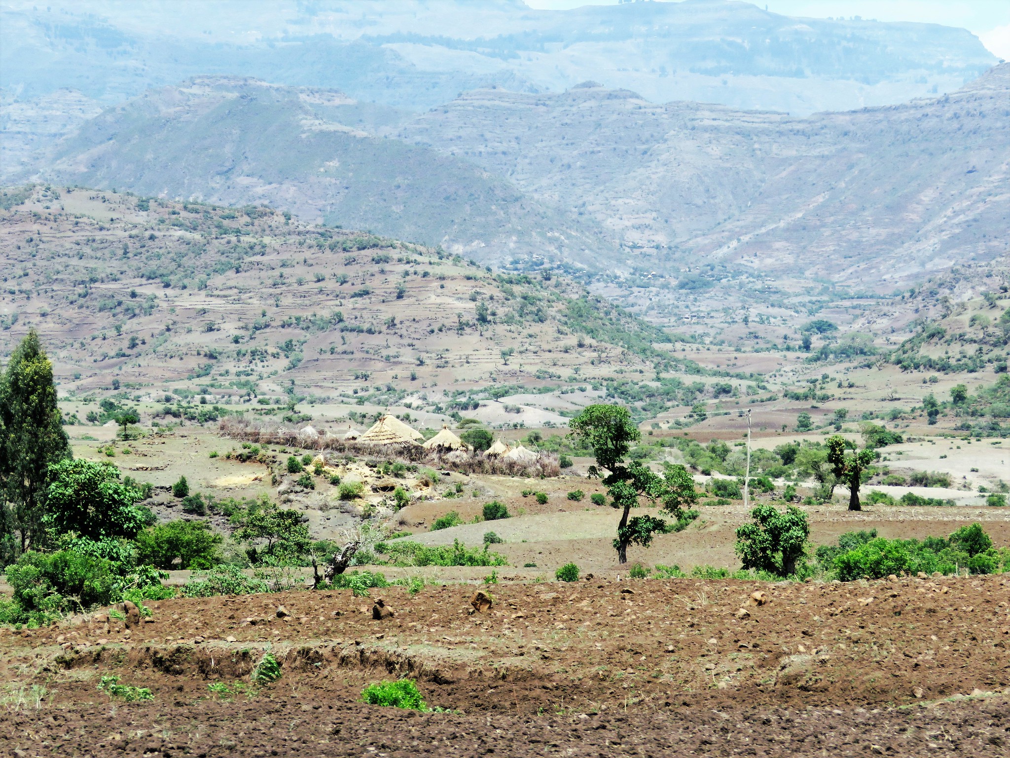 Вид на город Лалибэла, Эфиопия