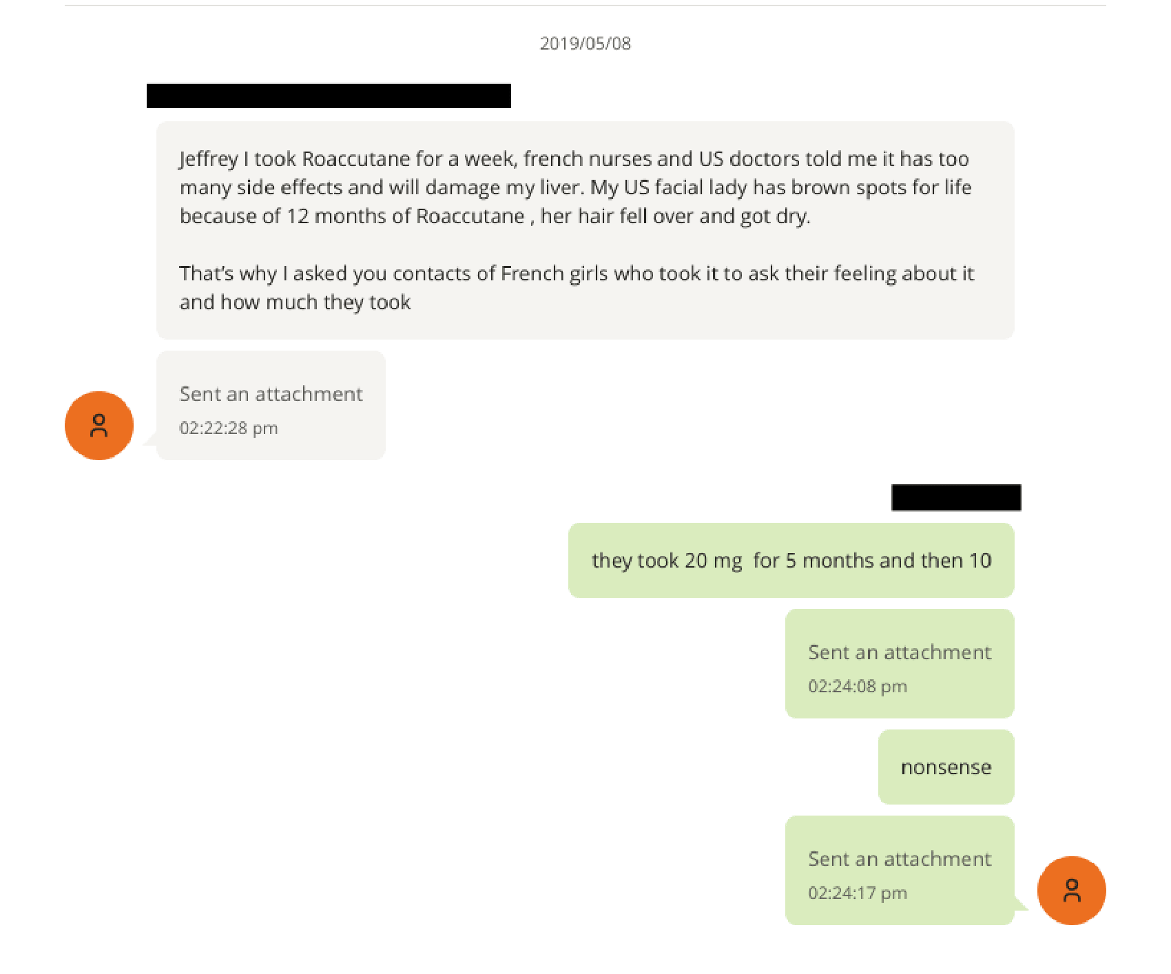 Прусакова обратилась к Эпштейну с просьбой выяснить у своих французских знакомых их опыт применения ретиноидов.