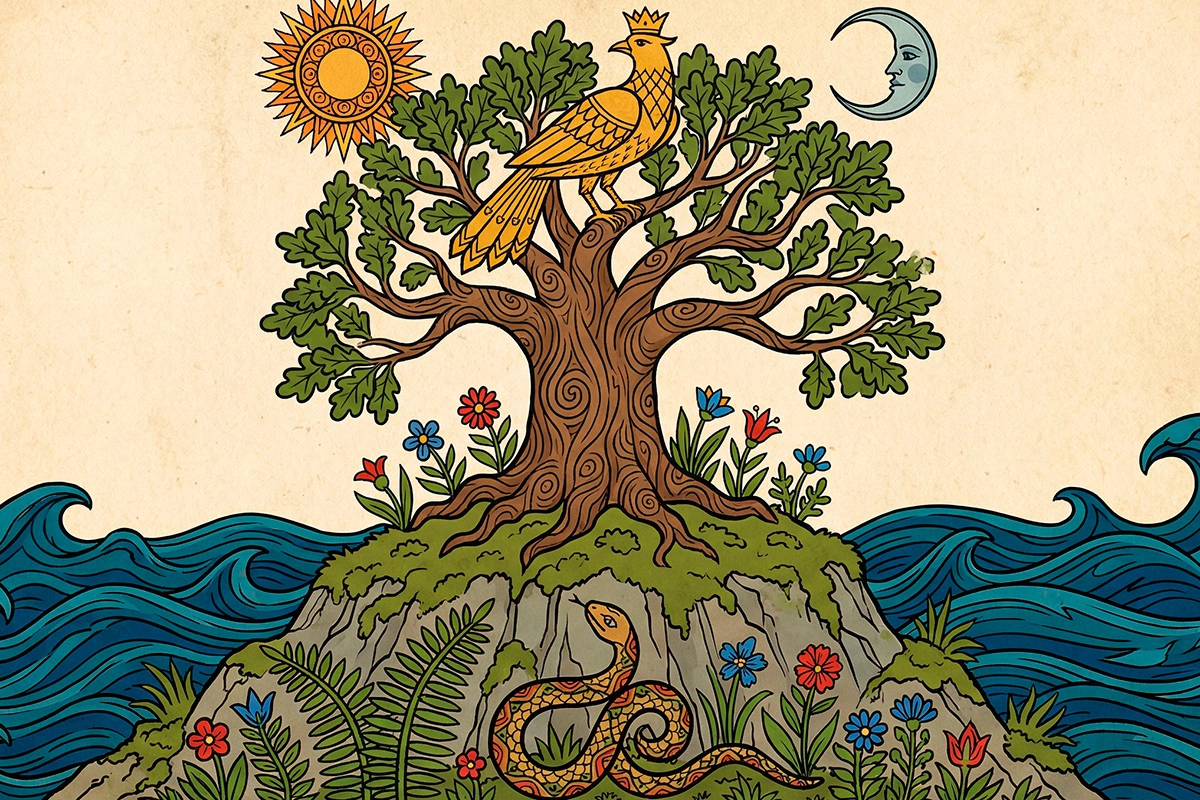 Особенность славянской мифологии в том, что в ней отсутствуют собственные мифологические тексты