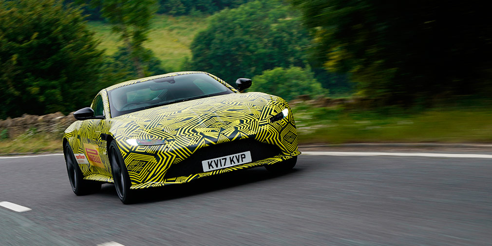 Новый Aston Martin Vantage заметили во время тестов