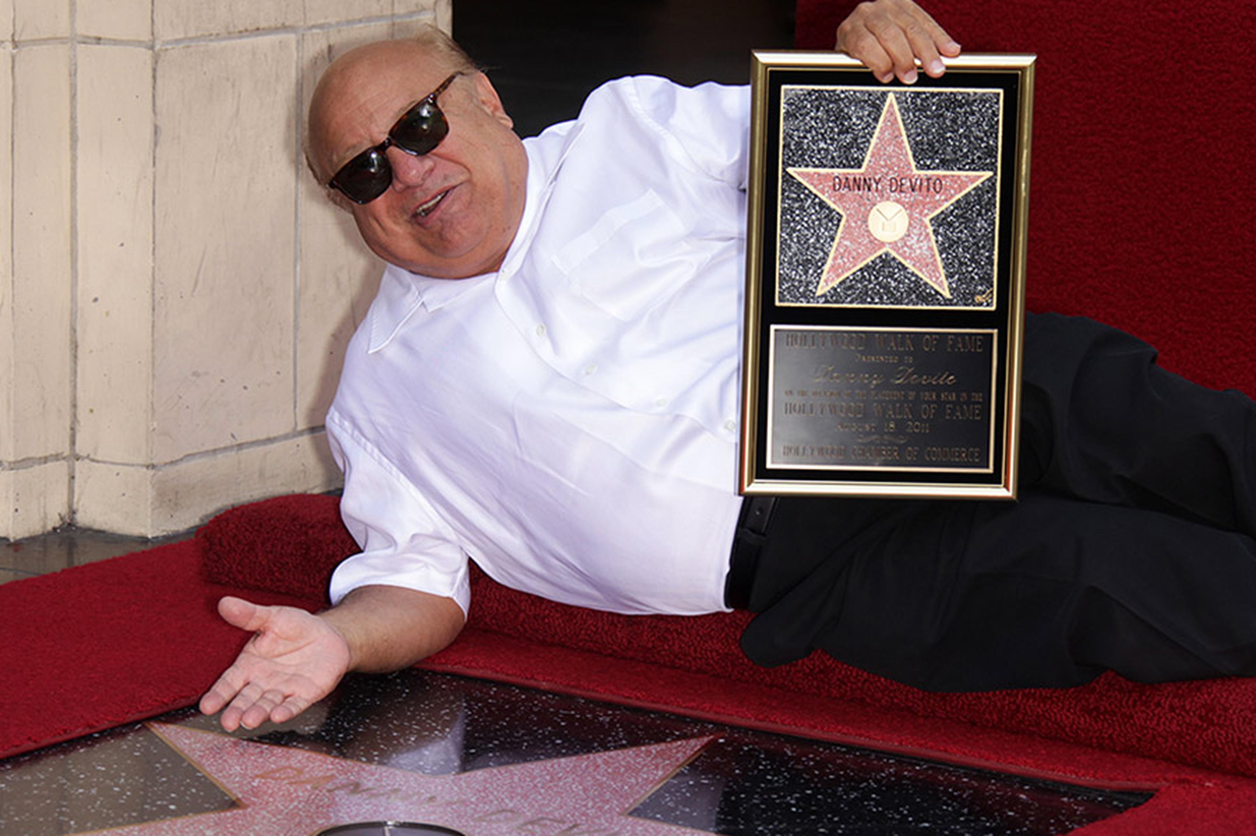 Дэнни Де Вито на голливудской Аллее славы, 2011 год