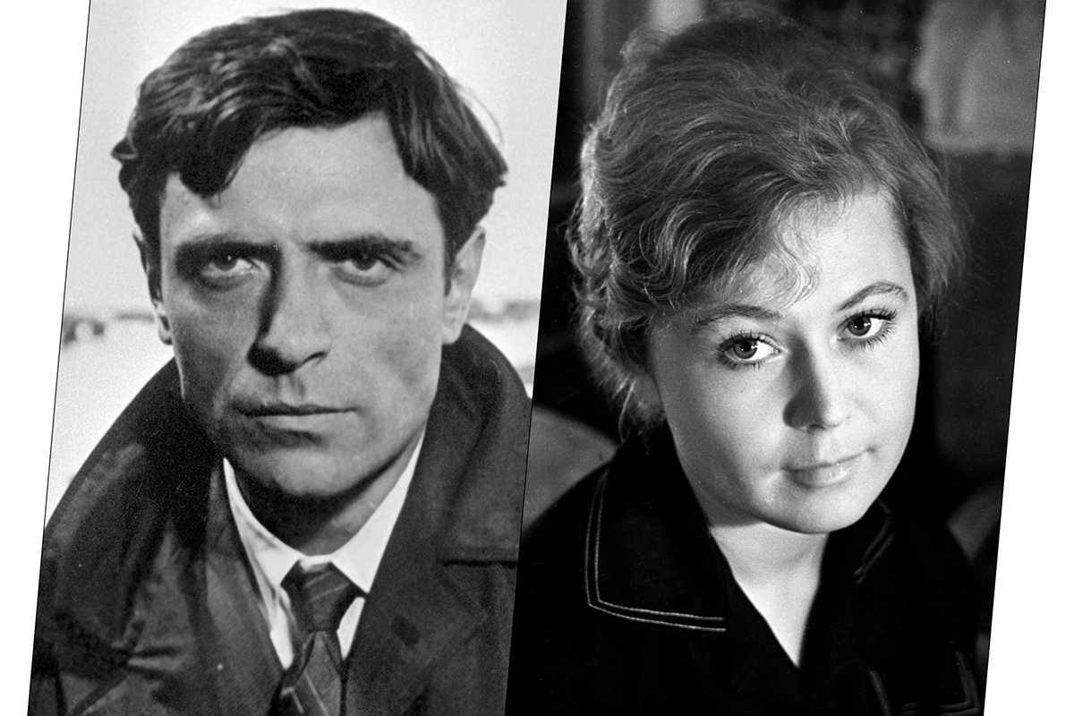 Александр Лазарев в 1968 году и Светлана Немоляева в 1960 году