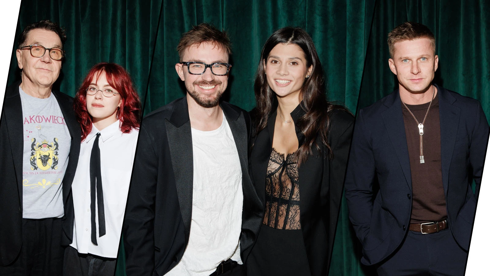 Сергей Маковецкий с внучкой, Александр Петров и Виктория Антонова, Роман Курцын